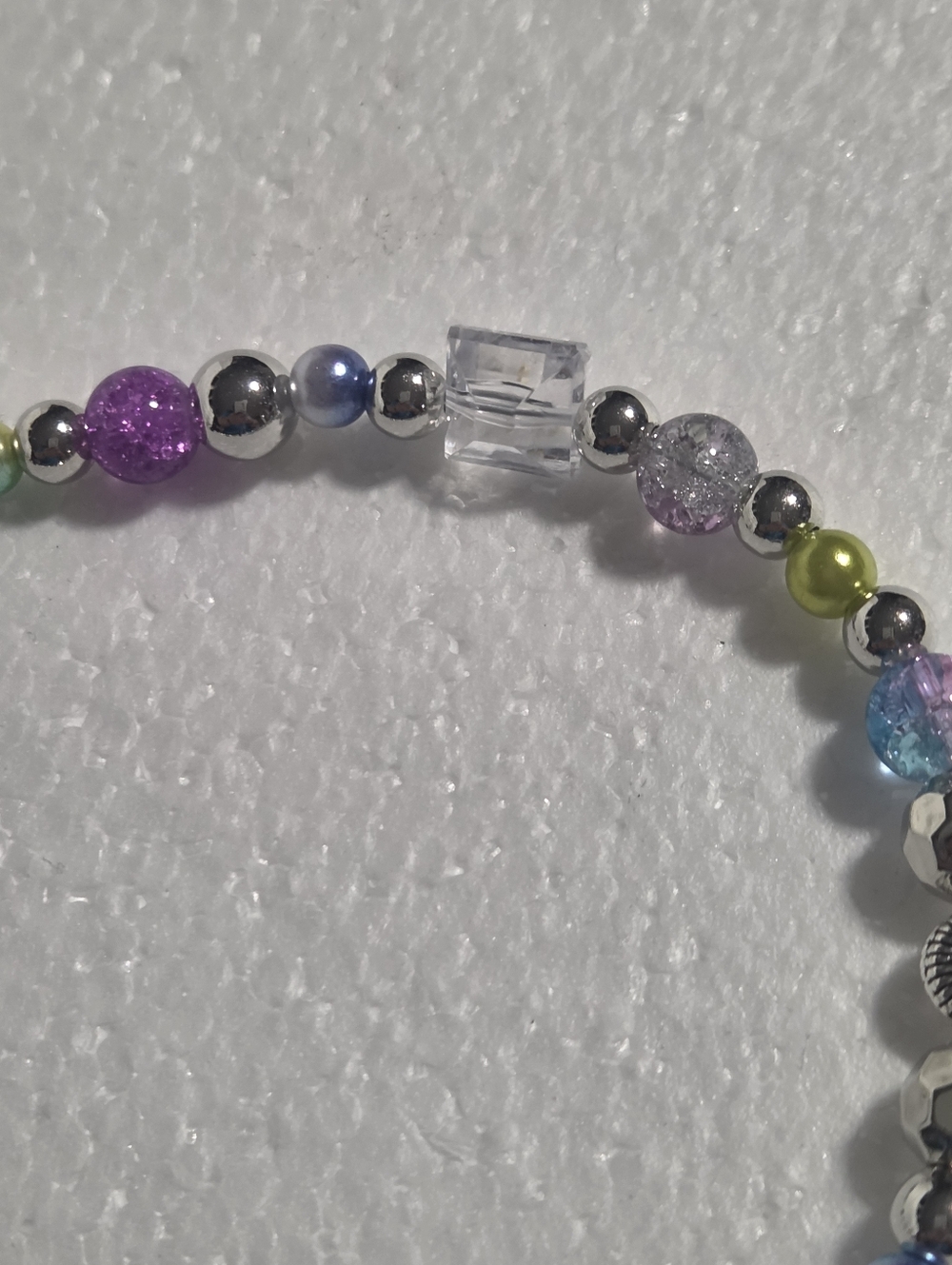 Handmade Multicolor Beaded Cell Phone Strap - Picture 6 of 11
